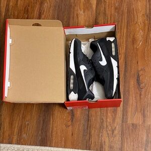 Nike Kids Black and White Air Max Sneakers